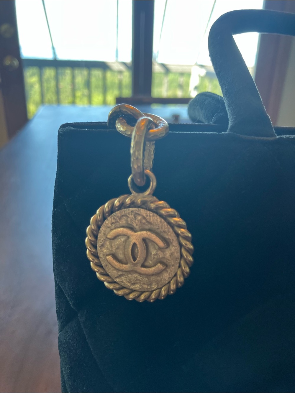 CHANEL Black Quilted Satchel with CC Charm - Picture 2 of 12